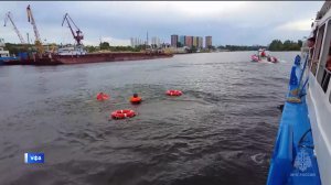 На речном судне в Уфе состоялось масштабное пожарно-тактическое учение
