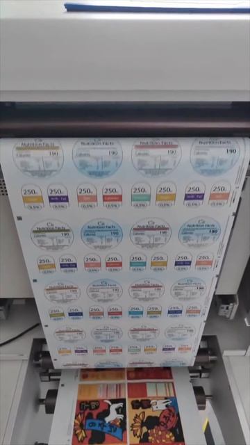 Печать для Labelexpo Europe на принтере этикеток VP320C