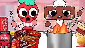 МИР ДЕНДИ - СПРАУТ против  Космической кухни МУКБАНГ!!!
