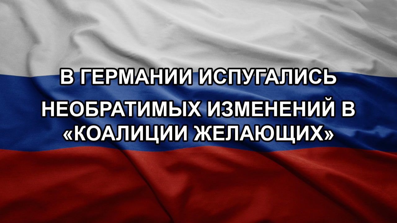 В Германии испугались необратимых изменений в «коалиции желающих» смотреть онлайн