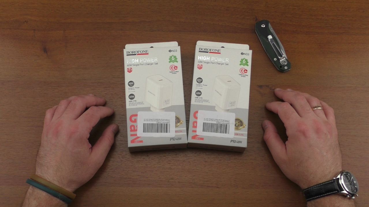 ПОСЫЛКИ ИЗ КИТАЯ! Достойное Зарядное Устройство! BOROFONE BN33 GaN 40BT! Распаковка, Обзор, Тест!