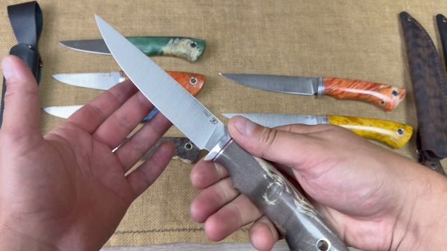 Ножи по наличию! Рыбацкие ножи из порошковой стали Elmax по доступной цене!