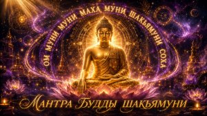 Мантра для мудрости и просветления: Ом Муни Муни Маха Муни Шакьямуни Соха 108 повторений мантры 🙏🧘