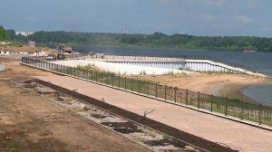 (Рыбинск-40) ВОЛЖСКАЯ НАБЕРЕЖНАЯ СТАНОВИТСЯ ДЛИННЕЕ
