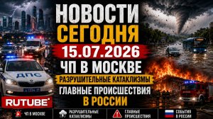 НОВОСТИ СЕГОДНЯ 15.07.2026 | ЧП в Москве, разрушительные катаклизмы, главные происшествия в России