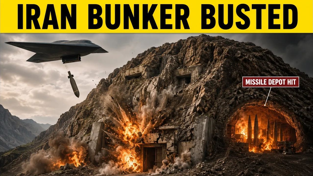 U.S. Bunker Buster Bombs Just OBLITERATED Iran смотреть онлайн