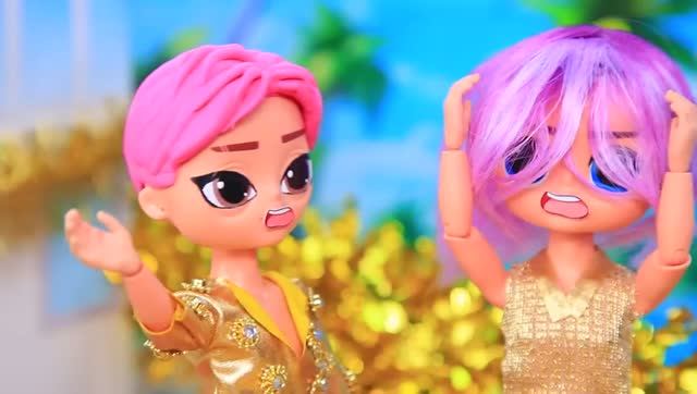 DIY в Радужном и Золотом стиле! K-Pop Охотницы на корабле!