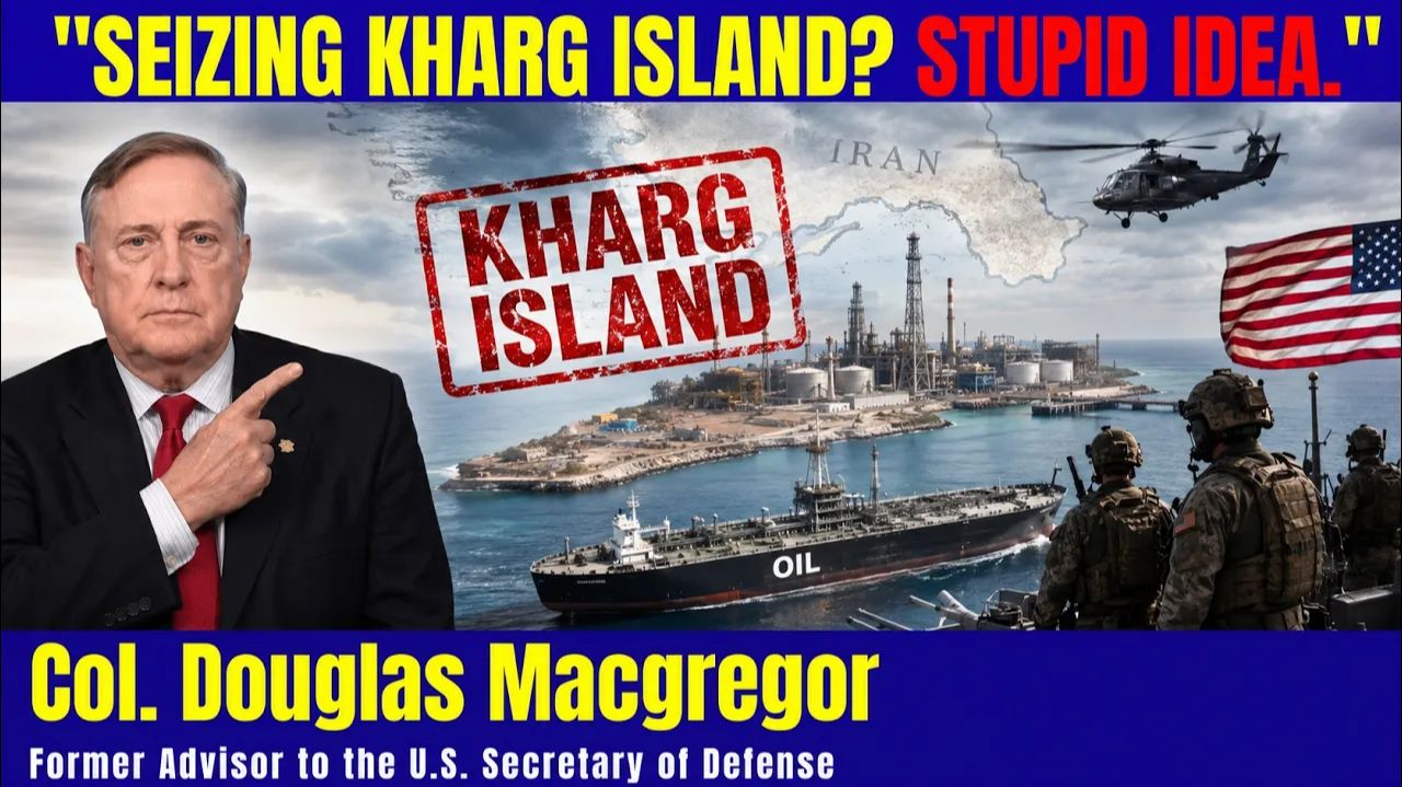 Should the U.S. Seize Kharg Island Would an Attack on Bandar Abbas Weaken Iran Douglas Macgregor смотреть онлайн