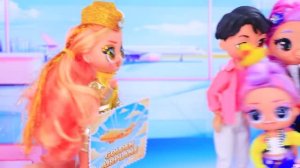 K-Pop Охотницы в золотом и серебряном самолёте! ❤️DIY поелки для детей