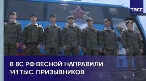 В ВС РФ весной направили 141 тыс. призывников