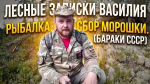 Двое суток в лесу! 🙂 В поисках морошки и крупной рыбы. (Часть 1)