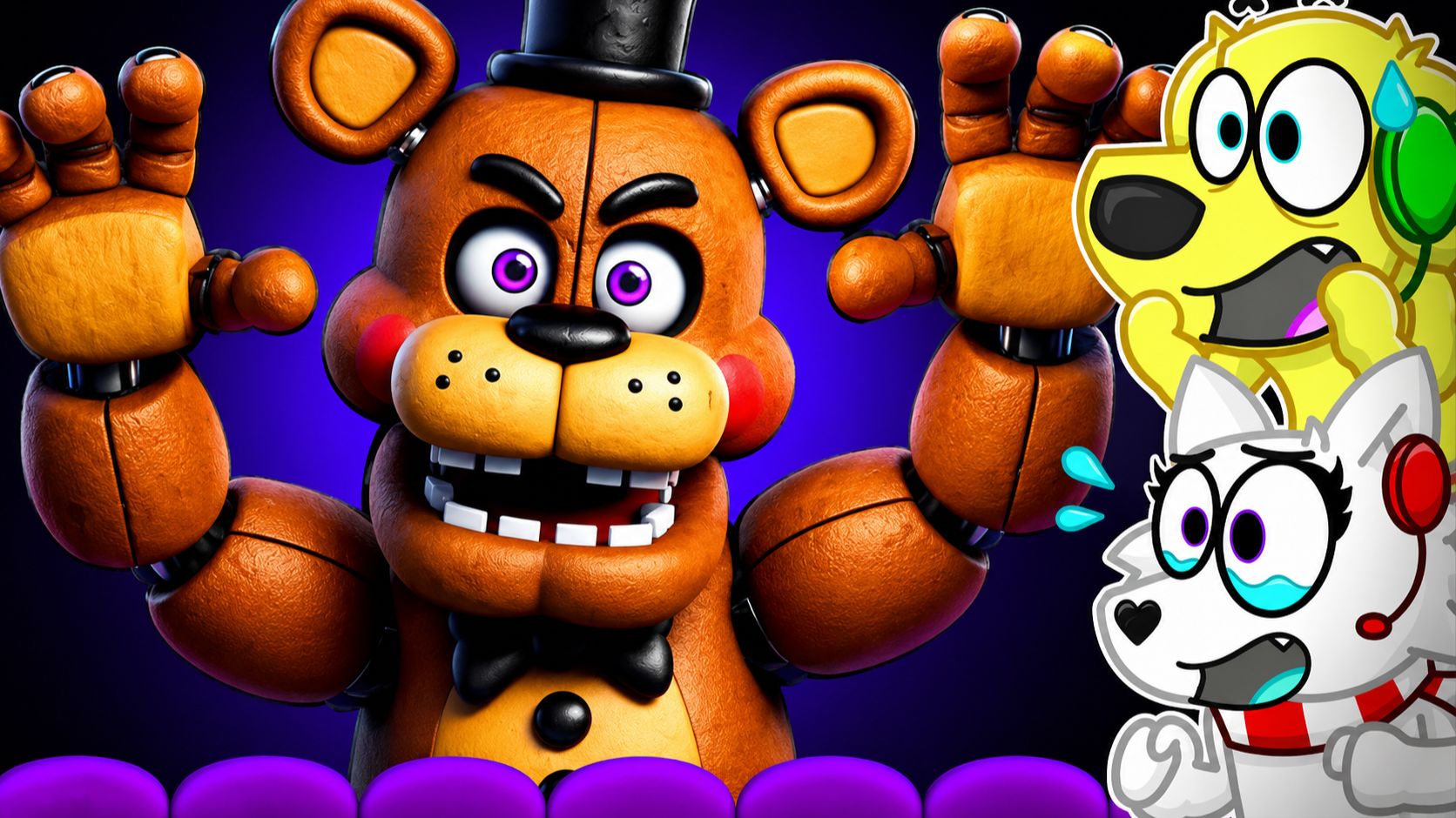 😱 МЫ ПОСМОТРЕЛИ ФИЛЬМ FNAF В РОБЛОКС! ROBLOX! смотреть онлайн