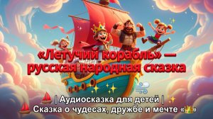 ⛵✨🌬️ «Летучий корабль» — русская народная сказка | Аудиосказка для детей | Сказка о чудесах