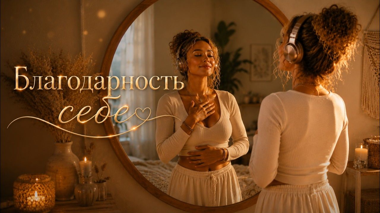 БЛАГОДАРНОСТЬ СЕБЕ 💛 аффирмации на любовь к себе