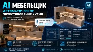 AI проектирование кухни с будущим