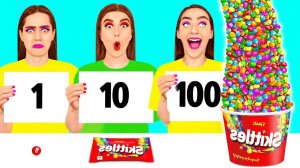 100 Слоев еды Челлендж # Сумасшедший челлендж