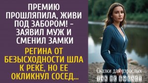 Истории из жизни Премию прошляпила, живи под забором! - заявил муж, сменив замки…