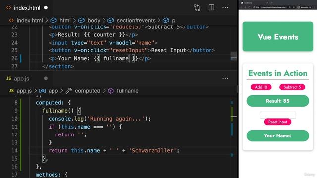 029 Introducing Computed Properties смотреть онлайн