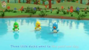 Five Little Duck - Fruit and Color Song