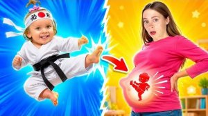 Малыш в животике у мамы — весёлая история для детей