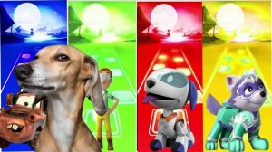 ЩЕНЯЧИЙ ПАТРУЛЬ и Робопес Против Молнии Маккуина! 🐶🏎️ Эпичный Баттл В Tiles Hop EDM Rush