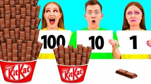 100 Слоев Еды Челлендж # Фантастические Лайфхаки с Едой