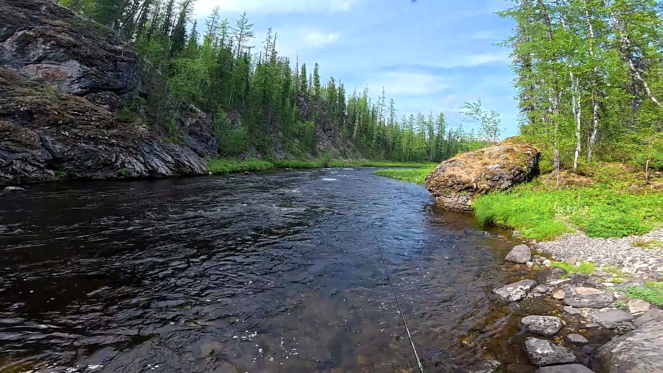 Любимая река и рыбалка с друзьями. Часть пятая. смотреть онлайн