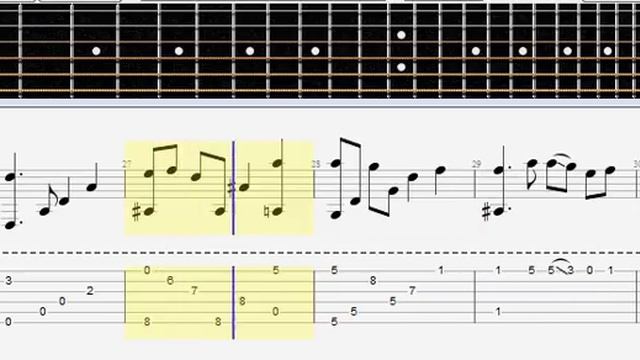 Game Of Thrones - The Rains Of Castamere note guinar acustic lesson табулатура, ноты
