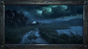 ⛈️ Мощный дождь и гром — звуки природы для крепкого сна 🌧️⚡