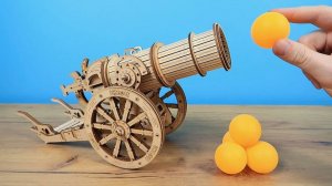 Конструктор с Алиэкспресс. Пушка стреляющая теннисными шариками
