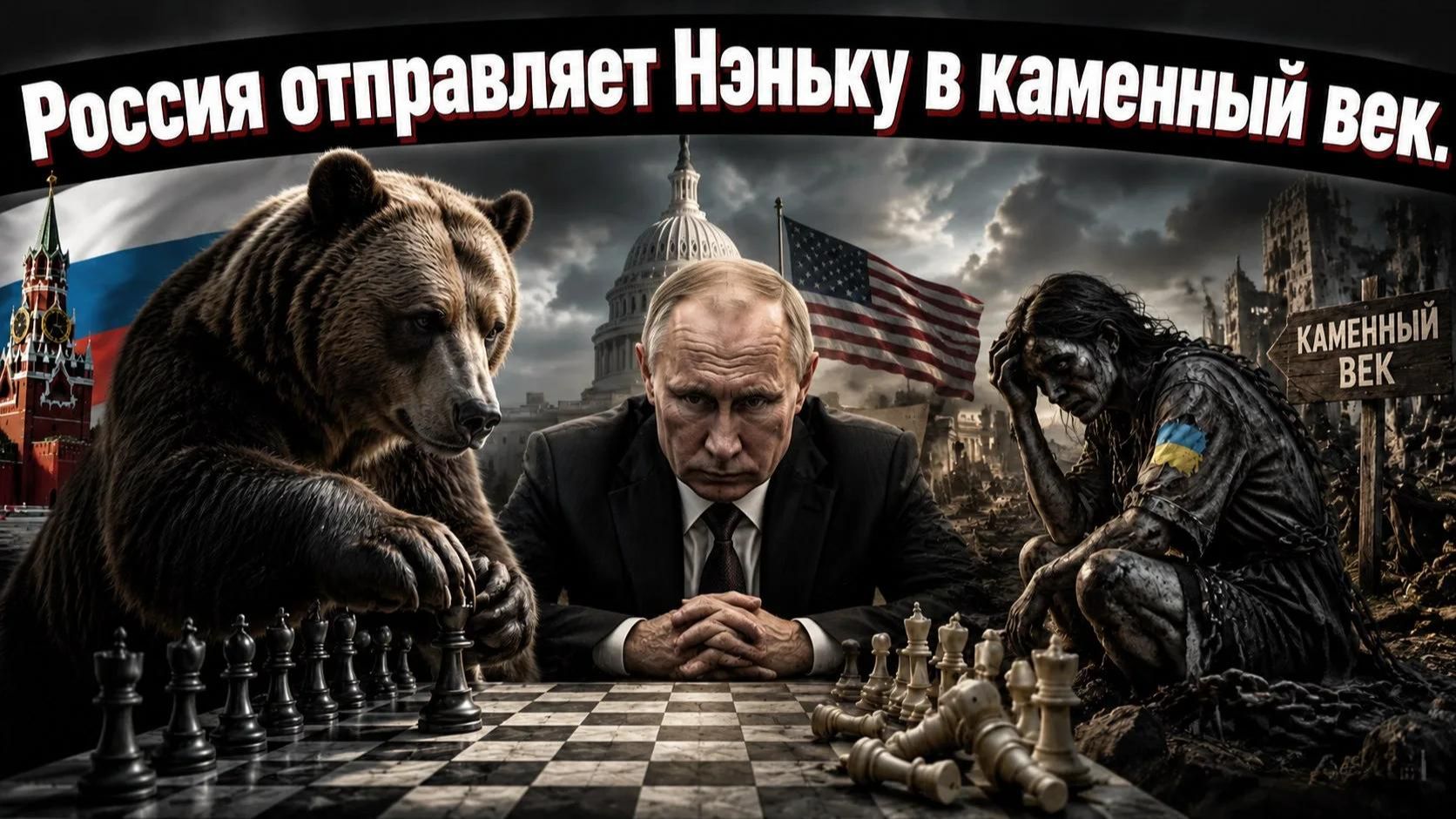 Россия выжигает промышленный каркас дотла: назад в пещеры, и это навсегда. смотреть онлайн
