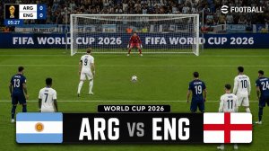 Аргентина — Англия | World Cup 2026 | WC26 Football Match | eFootball Gameplay