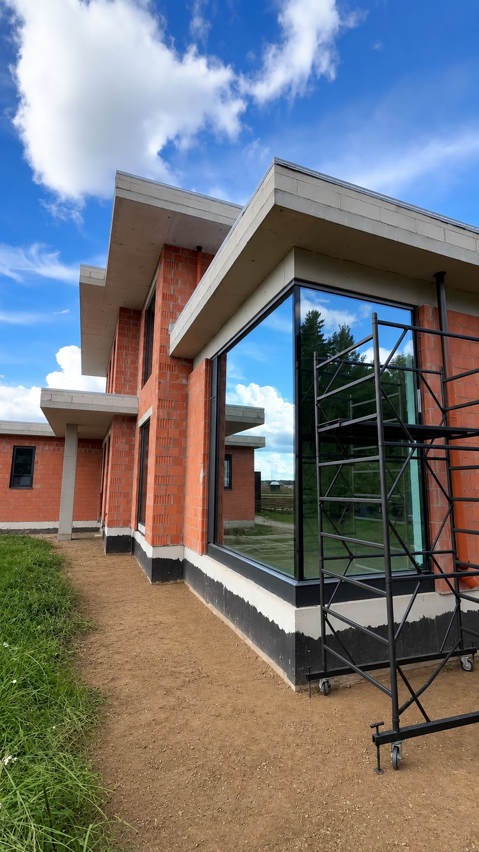 СТРОИТЕЛЬСТВО ДОМА В СТИЛЕ РАЙТА 735 м² | Что происходит на стройке сейчас?