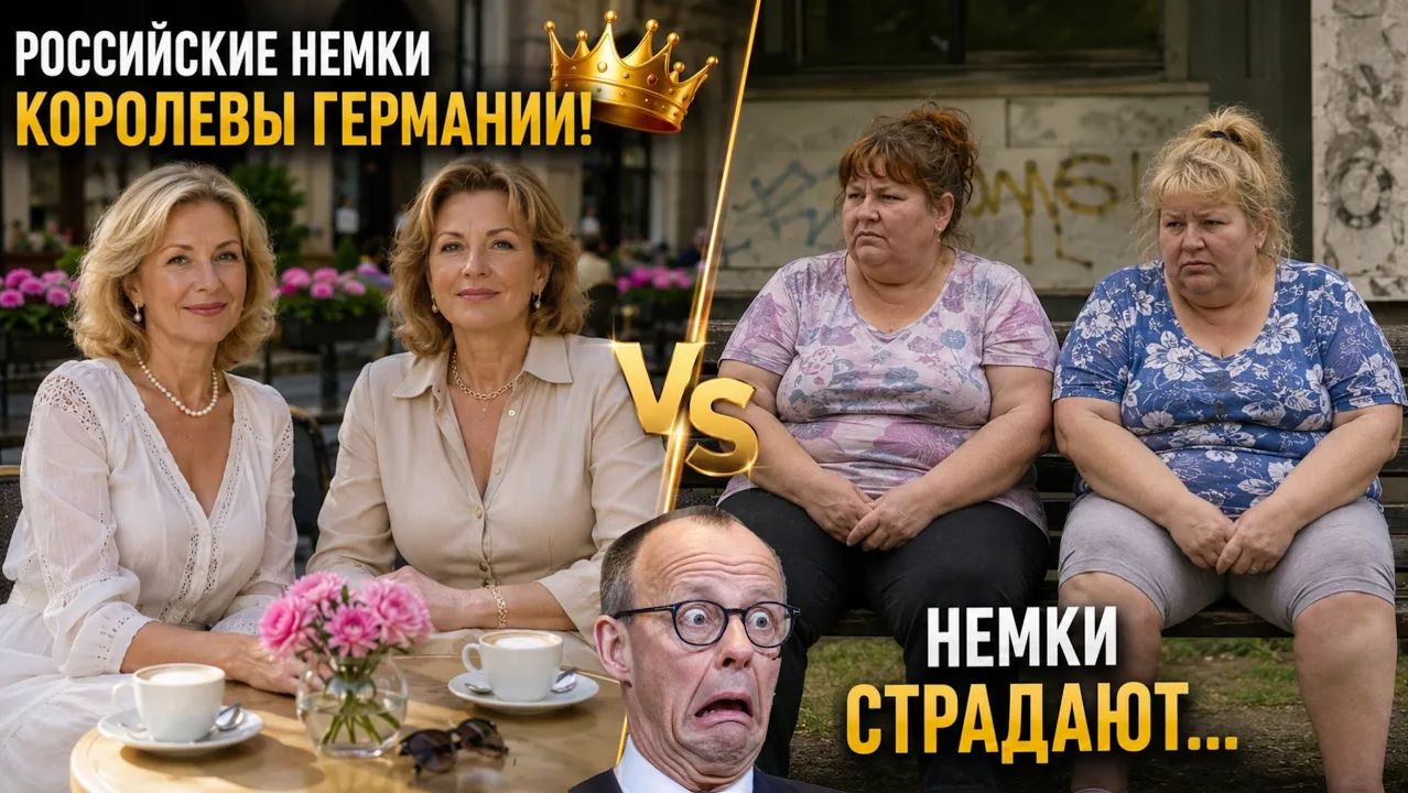 Почему российские немки — королевы Германии, а немцы страдают🤣 смотреть онлайн