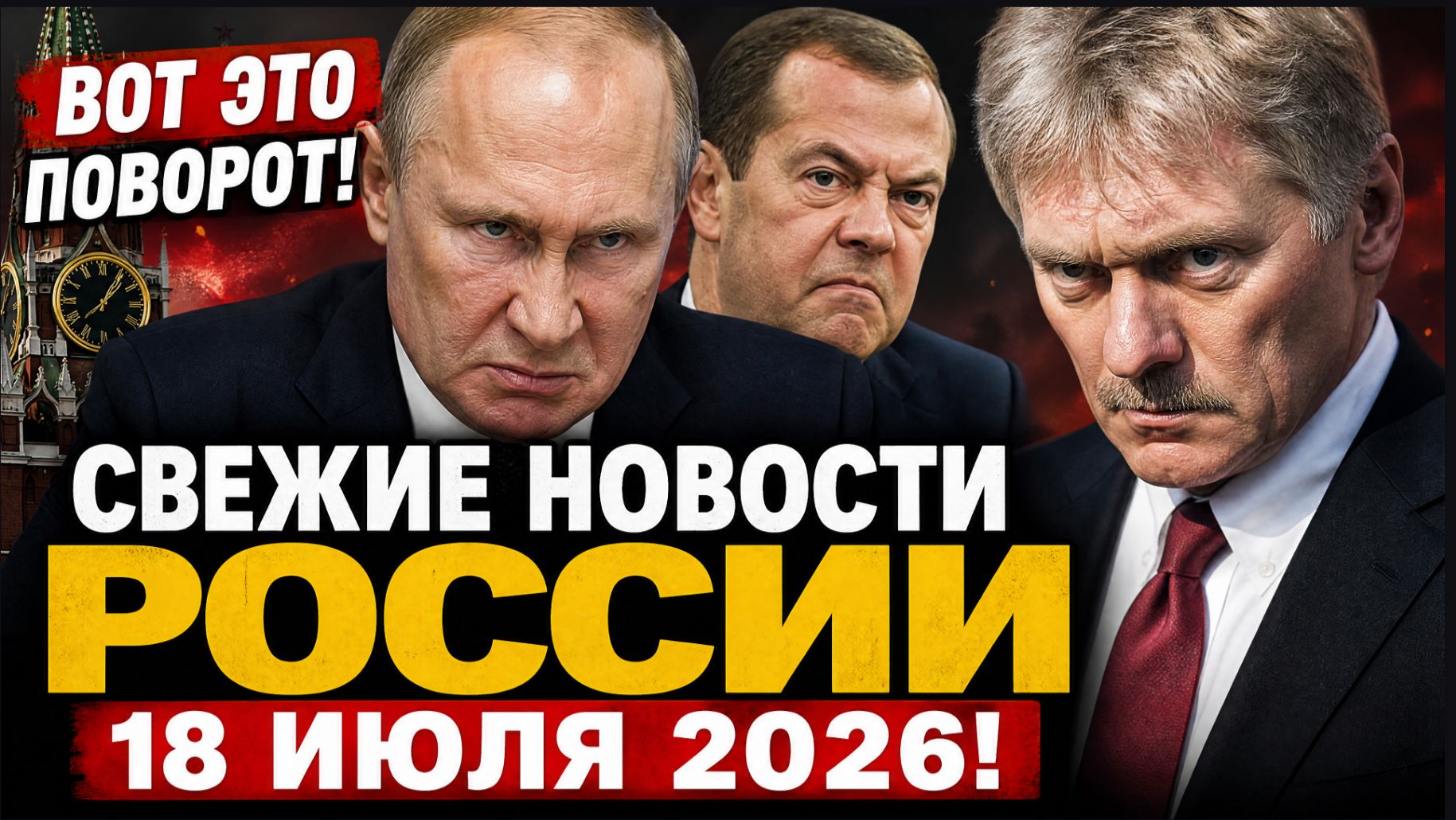 ВОТ ЭТО ПОВОРОТ! СВЕЖИЕ НОВОСТИ РОССИИ 18 ИЮЛЯ 2026! смотреть онлайн