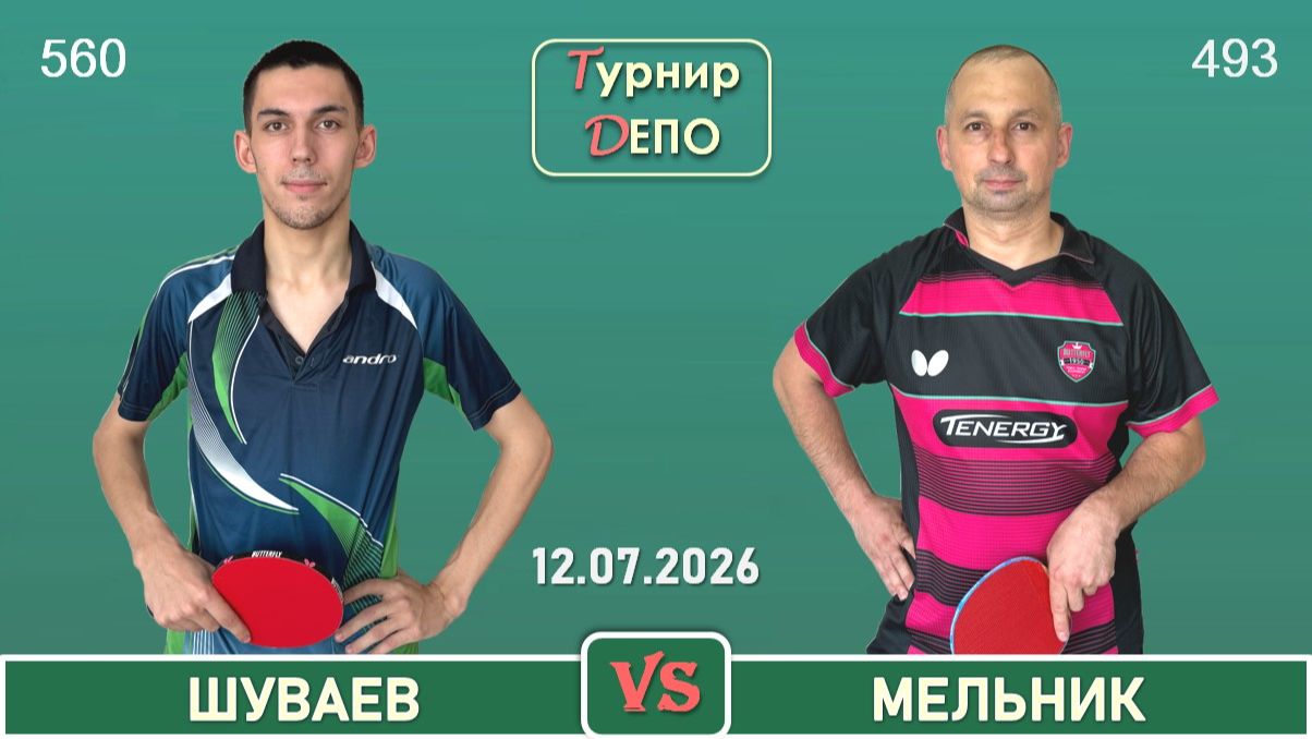 Шуваев -  Мельник (12.07.2026)