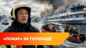Пожар на судне и утонувший пассажир. В Уфе прошли масштабные учения на воде