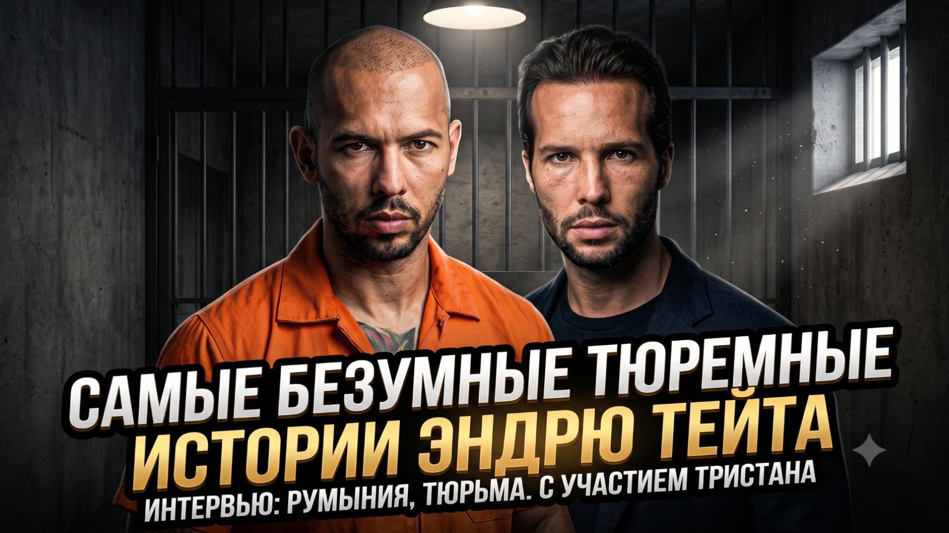 ⛓️ Эндрю Тейт | Самые страшные тюремные истории из Румынии. Братья Тейт впервые всё рассказывают