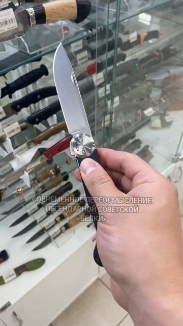 Складной нож Мысь (Белка классика), ПЕРЕМЕН, сталь 8Cr14MoV, Россия, PM2401-BKSW