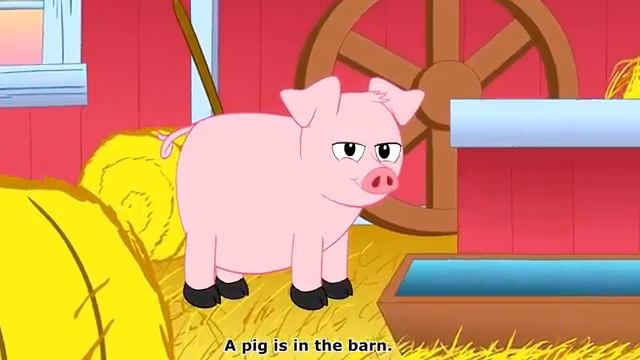 The Farmer in the Dell with lyrics Song for Kids [get-save.com] смотреть онлайн