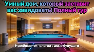 Умный дом, который заставит вас завидовать! Полный тур