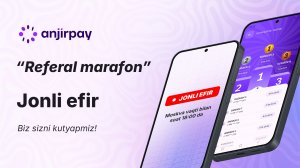 REFERRAL MARAFON G'OLIBLARI | JONLI EFIR