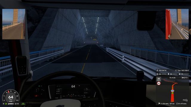Мост  тоннель: тот самый момент в ETS2 .
