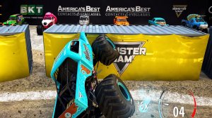 Монстр-Траки. Трюки на арене. Шоу машин Monster Jam Steel Titans 2