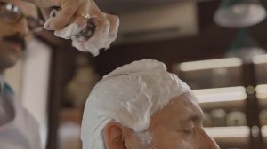ASMR Head Shave Against the Grain  Straight Razor + Latte & Menta  No Talking