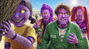 Я стал ДЕМОНОМ в «Игре в кальмара»! (K-pop охотники на демонов)