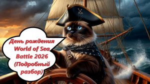 World of Sea Battle День рождения WoSB 2026 г(Подробный разбор)