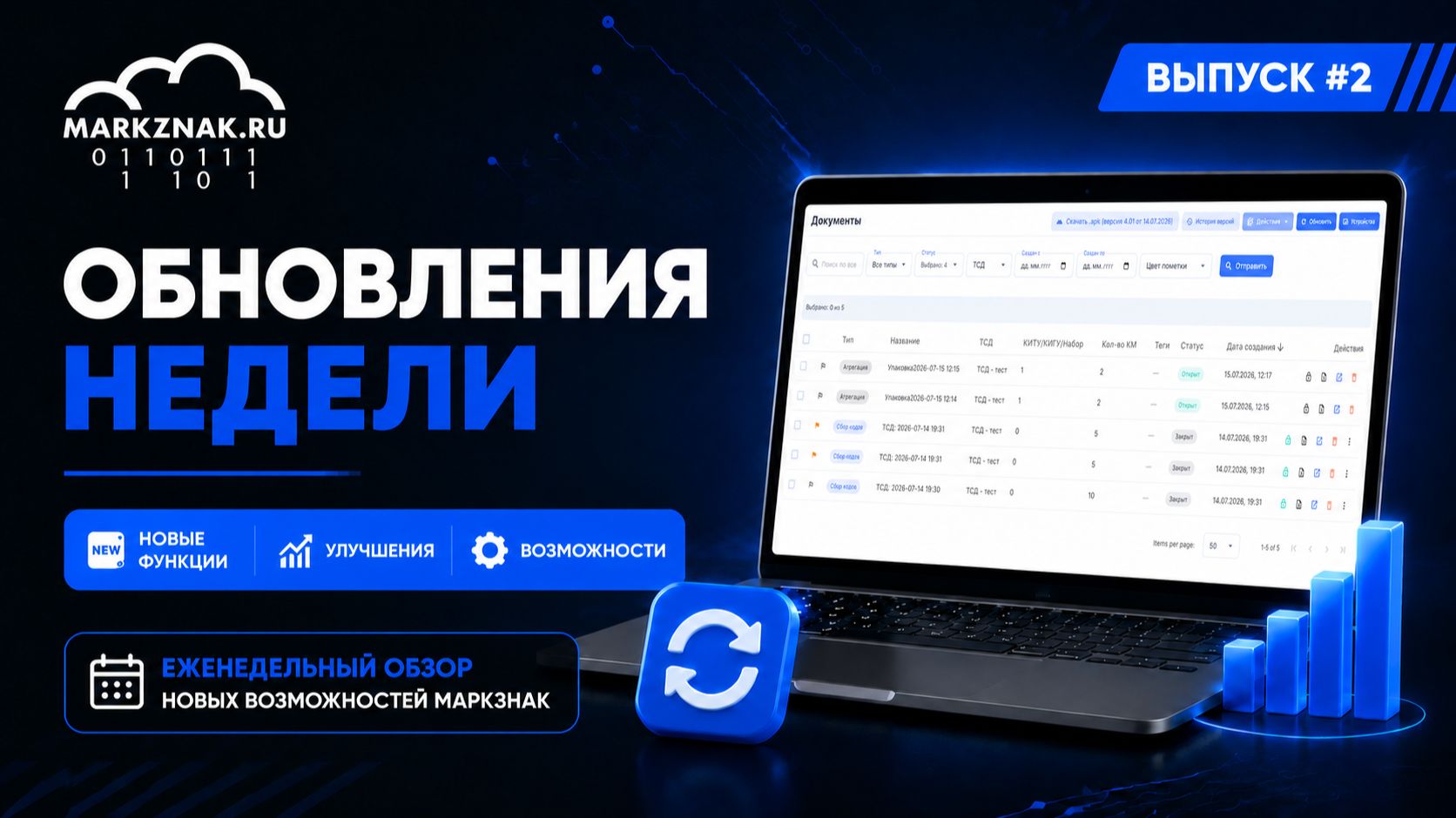 Обновления недели в МАРКЗНАК