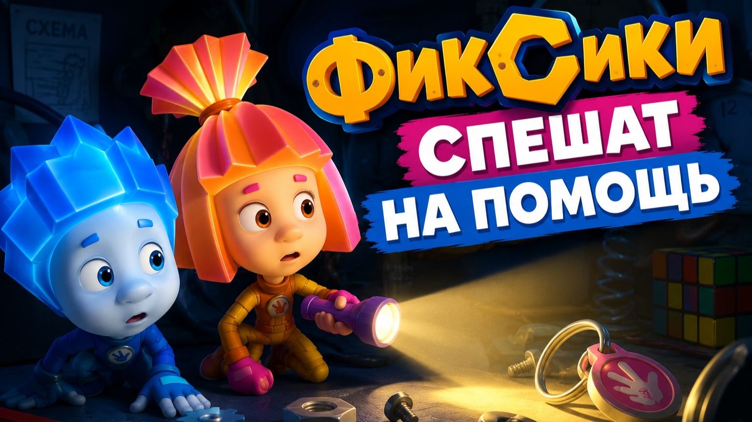 Фиксики спешат на помощь! Детская мини-игра! проходим игру вместе!!
