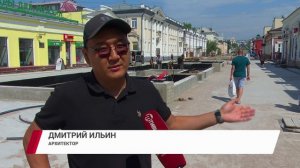 В Улан-Удэ продолжается ремонт главной пешеходной улицы